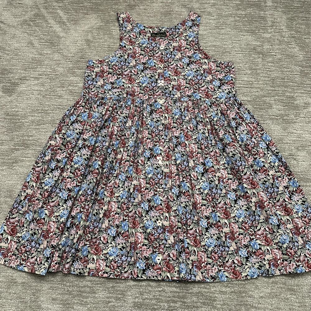 Pineapple Patch Dress Womens 3XL Floral Cotton Sleeveless Fit & Flare Midi